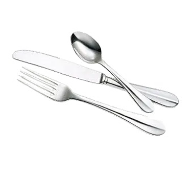 Steelite WL9422 Steak Knife, 9" Stainless Steel Handle, 420 Blade, Stamped, 8‑9" Length - 1 Dozen