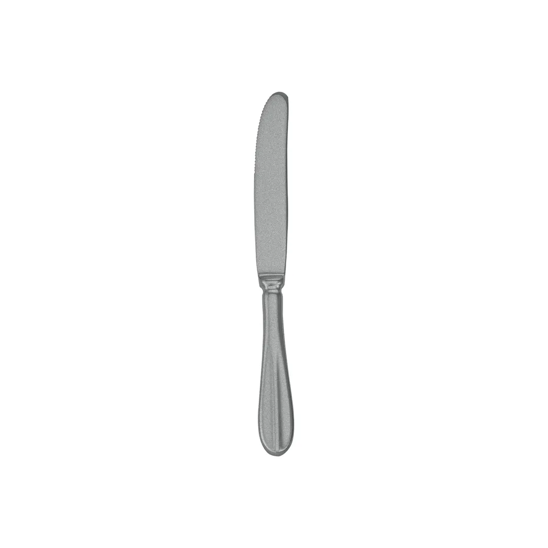 Steelite WL9425FST Dinner Knife - 9-1/8" Handle, 18/10 Stainless Steel, Fieldstone Finish, - 1 Dozen