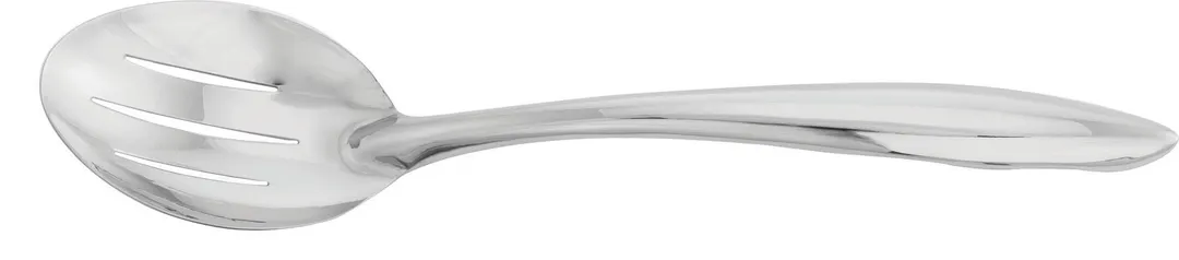 Steelite WLID126 - 13" Slotted Serving Spoon, Pistol Grip Handle, 18/0 Stainless Steel - 1 Dozen
