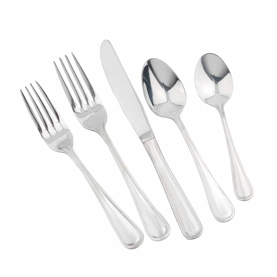 Steelite WLPAC06L - Salad Fork, 7" Length, 18/10 Stainless Steel Mirror Finish, Walco Rim - 1 Dozen
