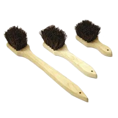 Thunder Group WDWB008 Wok Brush, 8" Length, Palmyra Bristles, Wood Handle with Hanging Hole