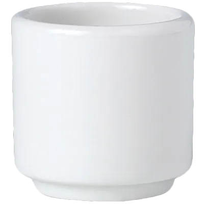 Steelite 11010206 Footless Egg Cup, 1.88"x1.75", 1.75 oz, Ceramic, Oven Safe 530°F - 1 Dozen