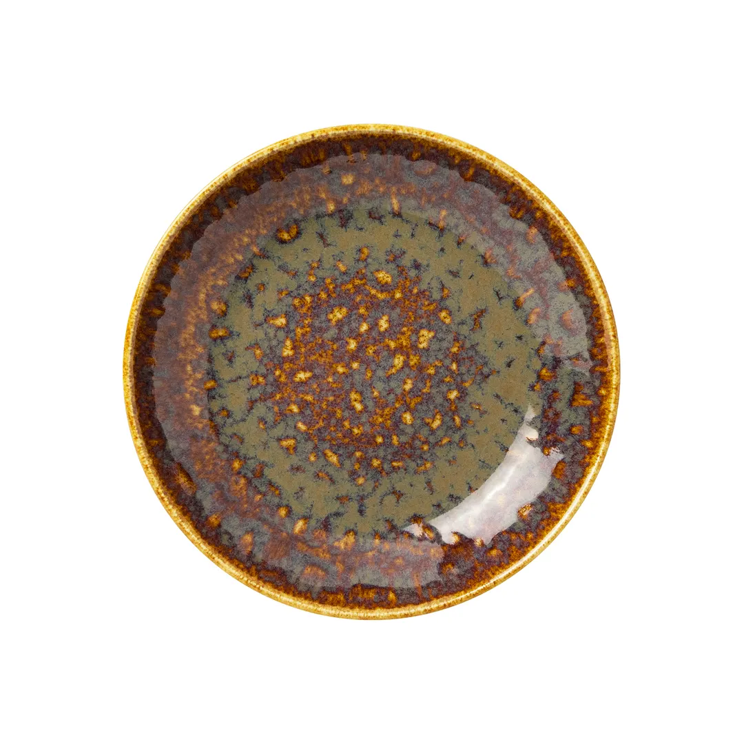 Steelite 12020569 - Amber 10" Round China Bowl, 1.375 Qt 44 Oz Oven Safe to 530°F - 1 Dozen