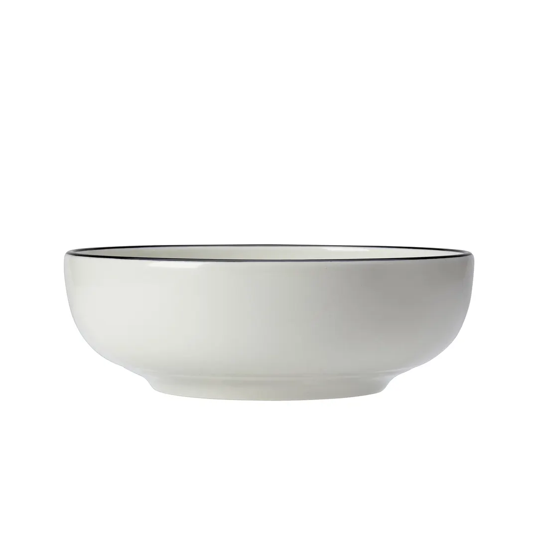 Steelite 12060484 - Asteria Round 7" Bowl, 1.125 Qt China, Minimalist Design - 1 Dozen