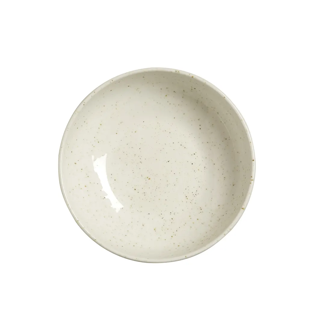 Steelite 12150484 - 7" Round 1.125 Qt 36 oz Amari Pepper China Bowl, Alumina Vitrified - 1 Dozen