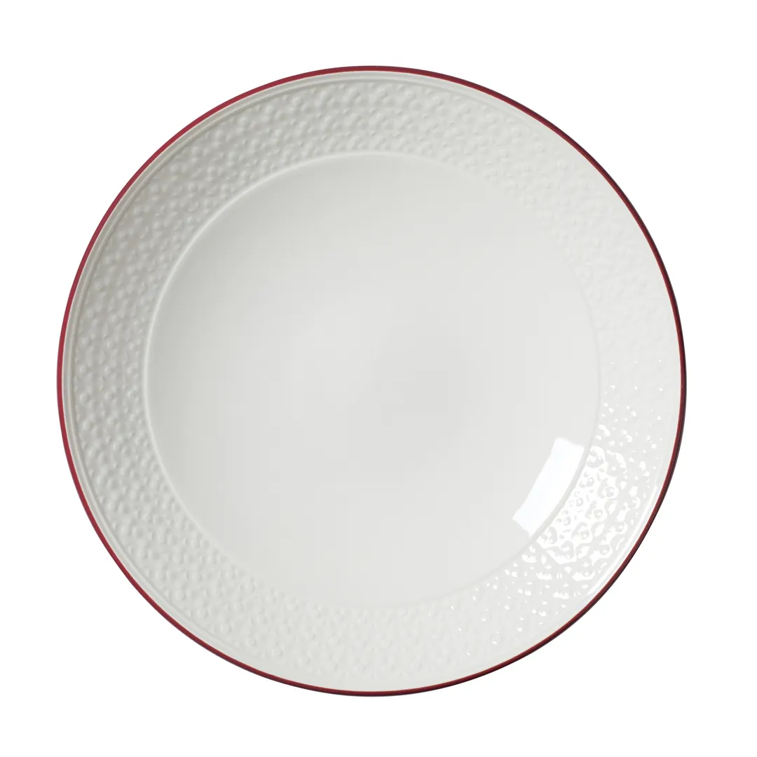 Steelite 1407X0122 - Bowl, 10" x 1.75", 1.375 Qt, Ceramic, Maroon Finish, Oven Safe 530°F - 1 Dozen