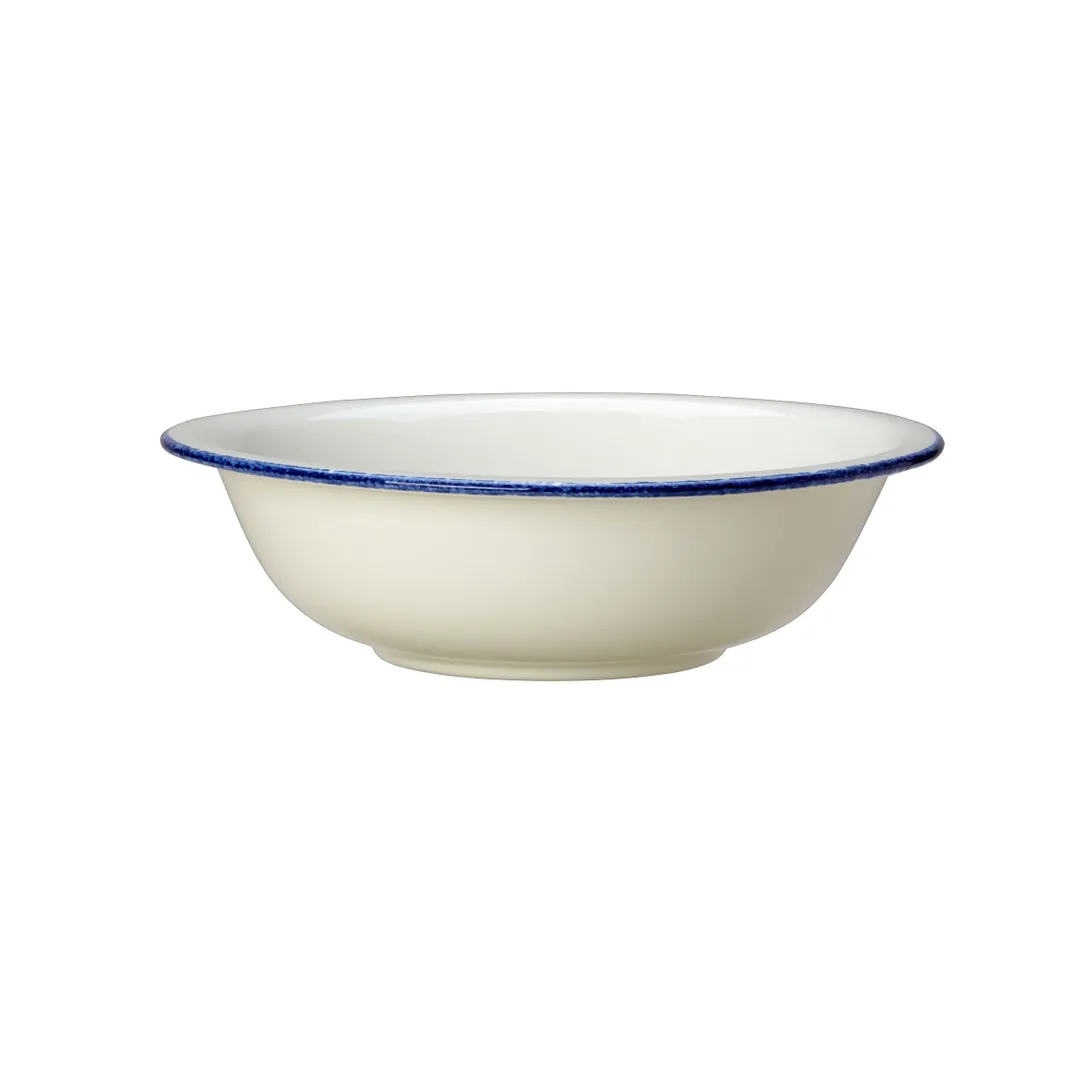 Steelite 17100461 - 9" Dapple Blue Salad Bowl, 1.25 Qt 40 Oz China, Oven Safe to 530°F - 1 Dozen