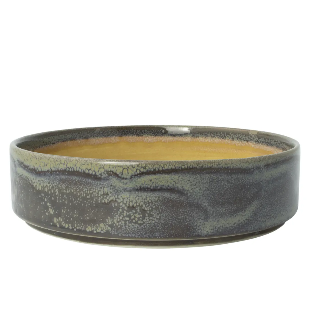 Steelite 17790559 Aurora Revolution Granite 8" Stacking Bowl, 1.375 Qt (44 Oz) Ceramic - 1 Dozen