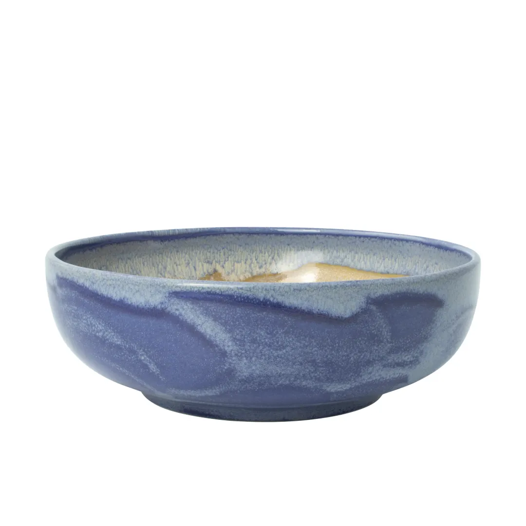 Steelite 17800484 - 1.125 Qt (36 Oz) Round Bluestone Ceramic Bowl, 7" x 2.75" , General - 1 Dozen