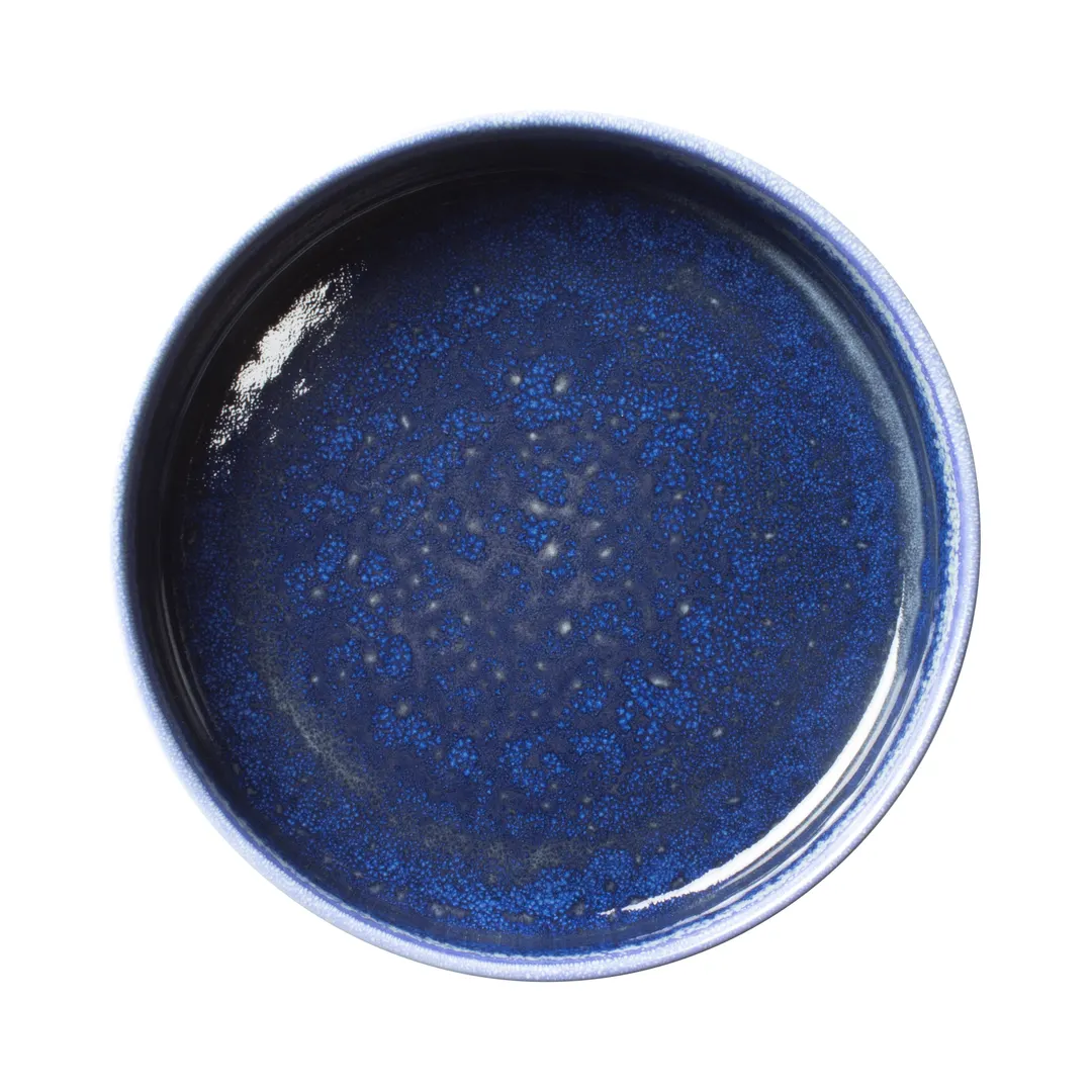 Steelite 17820559 - 8" Ceramic Tray, 1.37 Qt (44 Oz) Vesuvius Lapis Finish, Vitrified - 1 Dozen