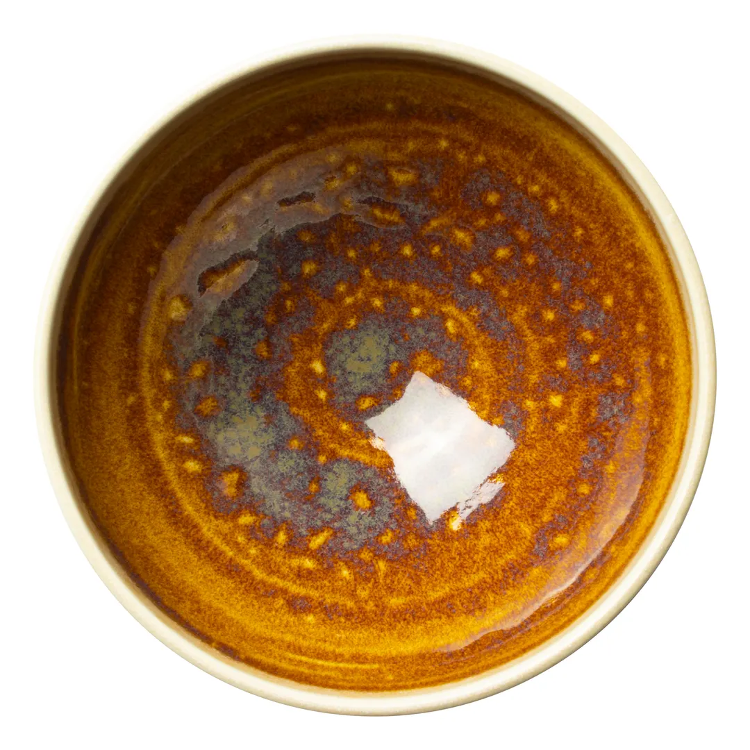 Steelite 17840541 Tulip Bowl, 7" Round Amber Ceramic, 1.0 Qt (36 oz) Vitrified China - 1 Dozen
