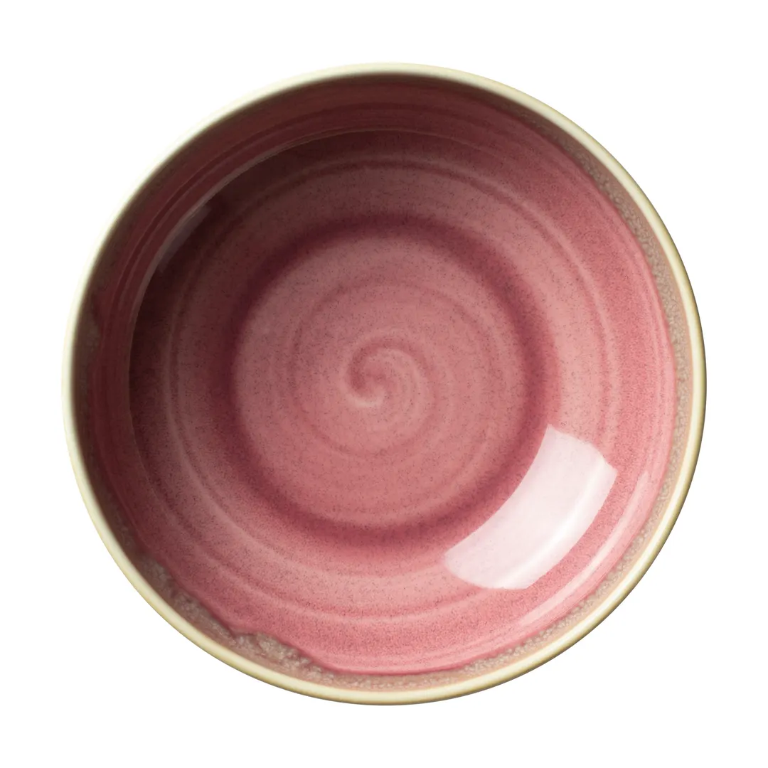Steelite 17850484 Aurora Vesuvius Rose Quartz 7" Ceramic Bowl, 1 Qt (36 Oz) Round - 1 Dozen