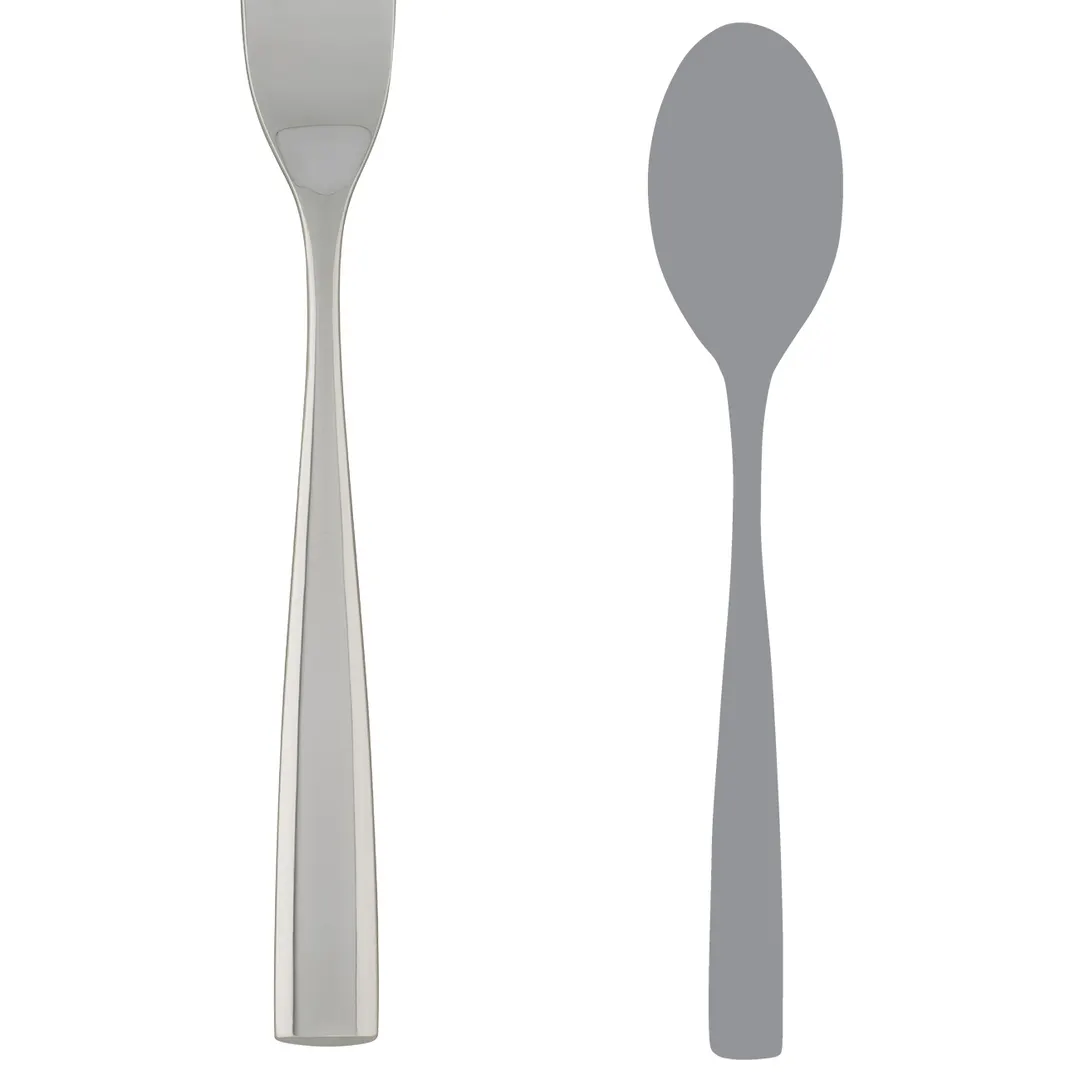 Steelite 5315S062 - 10-3/4" Serving Spoon, 18/10 SS Non‑Insulated Handle, 9‑10" Length - 1 Dozen