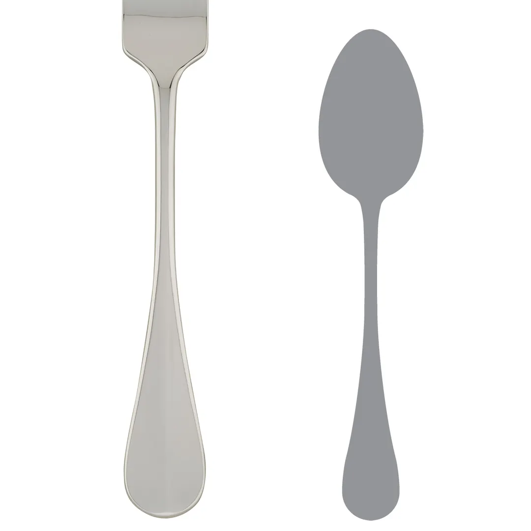 Steelite 5500J061 Serving Spoon - 9¼-Inch, 18/10 Stainless Steel Non-Insulated Handle - 1 Dozen