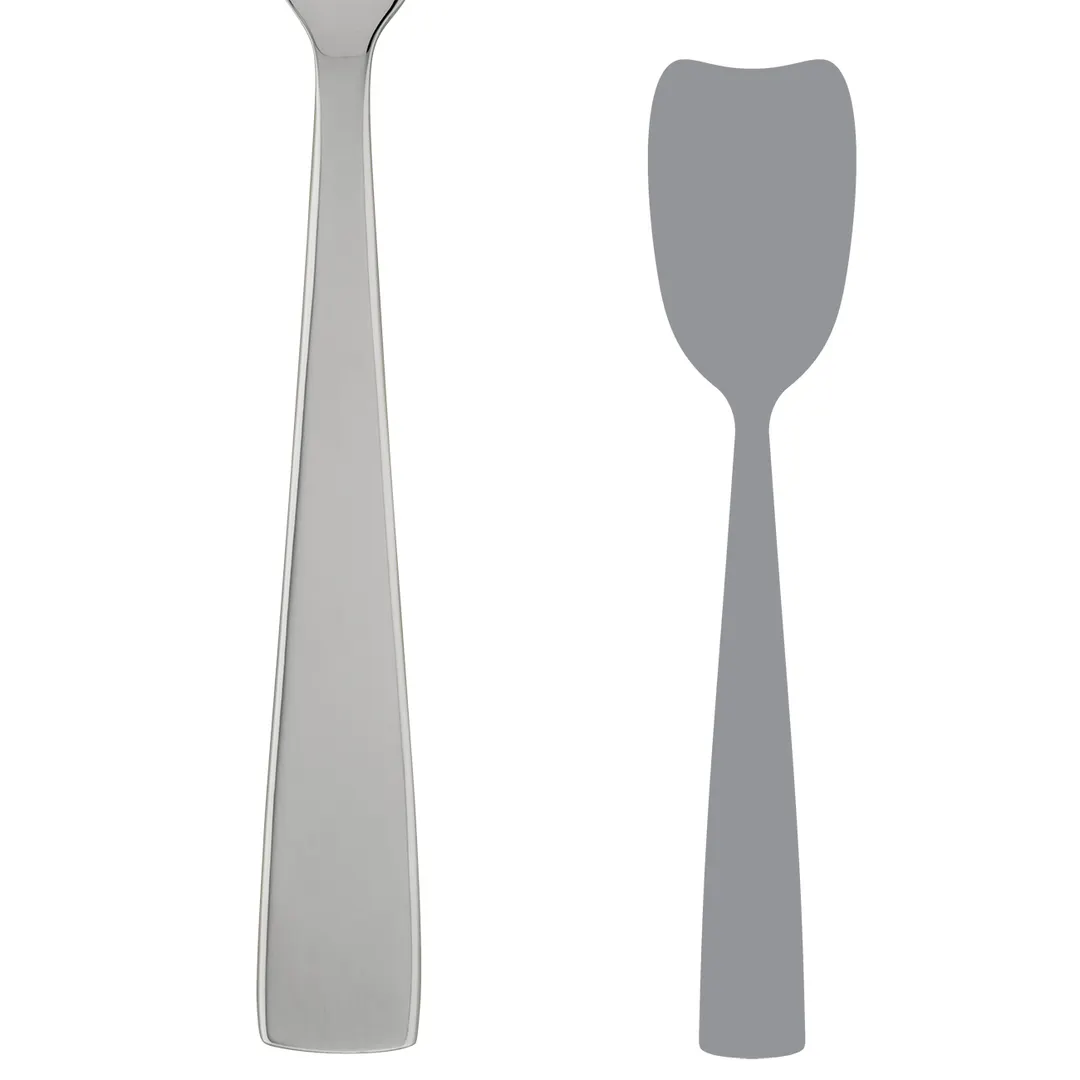 Steelite 5502J061 - La Tavola 9-1/4" Serving Spoon, 18/10 SS Non‑Insul. Handle - 1 Dozen