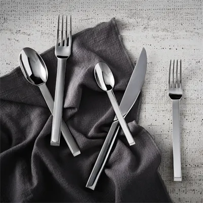 Steelite 5503J061 - Serving Spoon, 9-5/8", 18/10 Stainless Steel, Non‑Insulated Handle - 1 Dozen