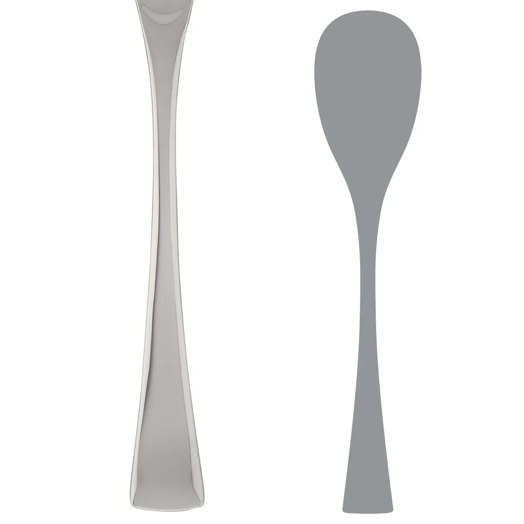 Steelite 5503J061 - Serving Spoon, 9-5/8", 18/10 Stainless Steel, Non‑Insulated Handle - 1 Dozen