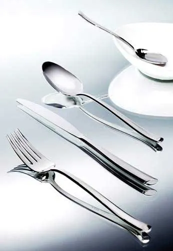 Steelite 5506J061 Serving Spoon 9-1/4" 18/10 Stainless Steel La Tavola Non-Insulated Handle - 1 Dozen