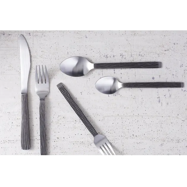 Steelite 5727SX023 Dessert Fork, 7" Varick Briar Design, 18/0 Stainless Steel - 1 Dozen