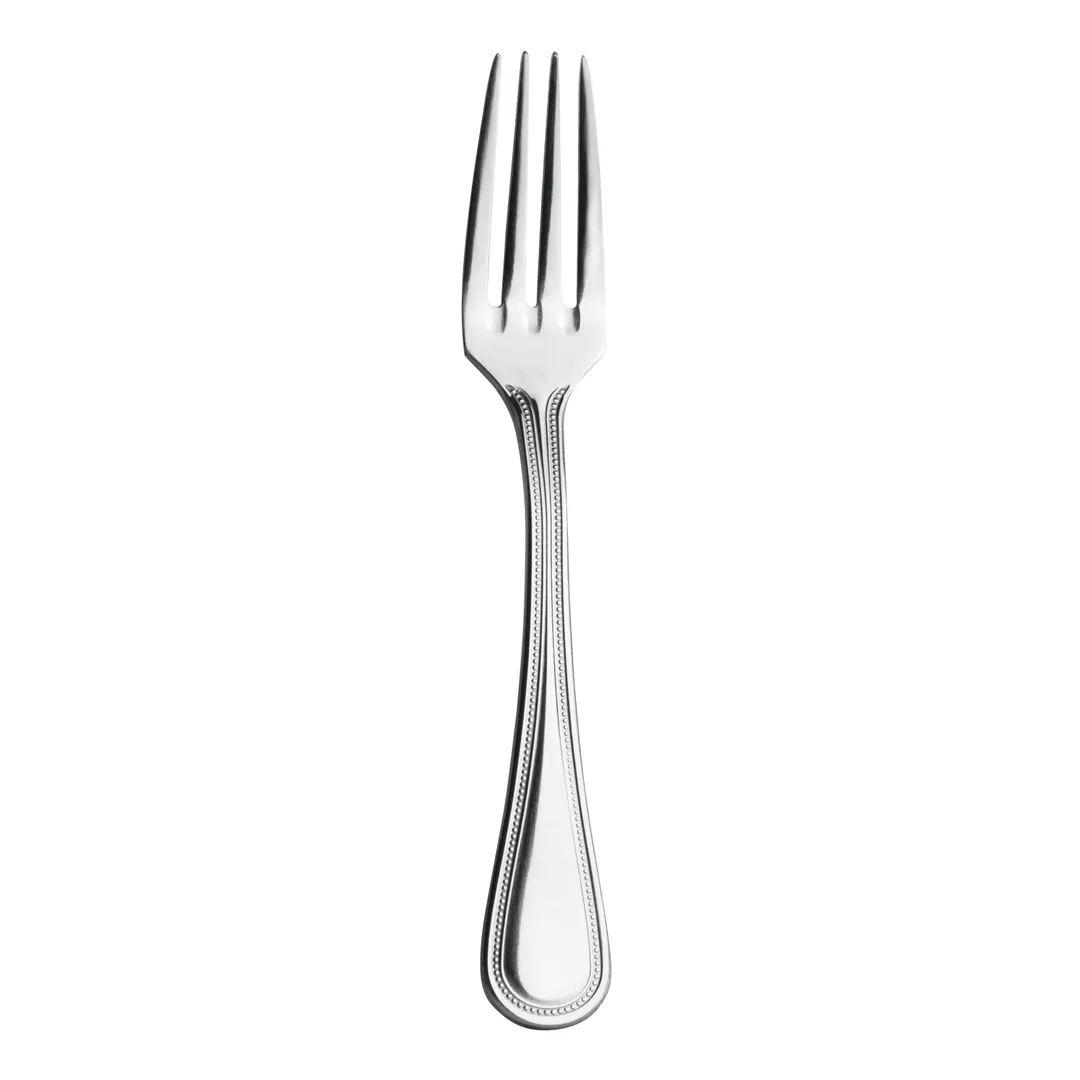 Steelite 5737SX023 Dessert Fork – 7-3/8" Length, 18/0 Stainless Steel Varick Flatware - 1 Dozen