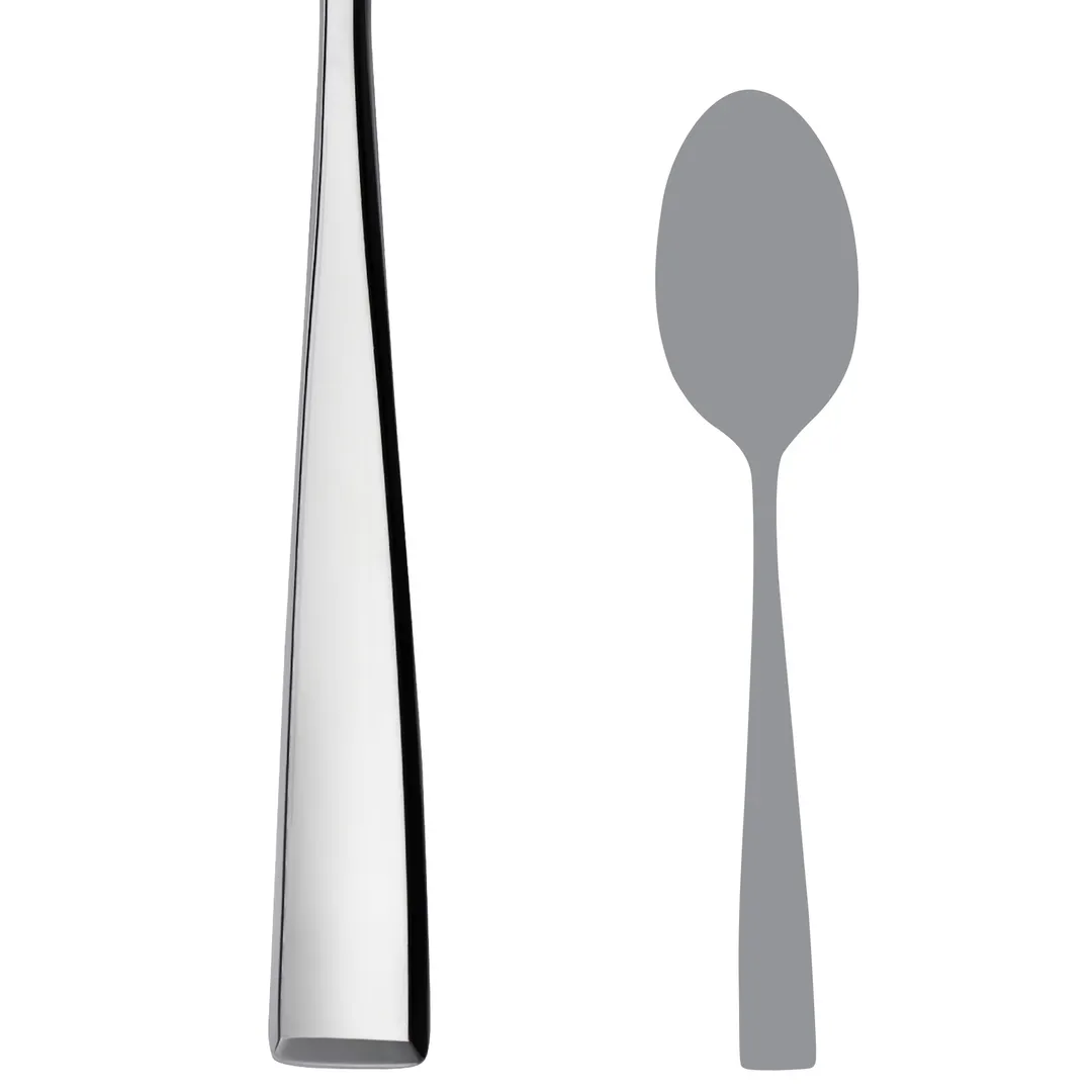 Stellite 5740SX061 Serving Spoon, 9" Length, 18/10 Stainless Steel One-Piece Handle - 1 Dozen
