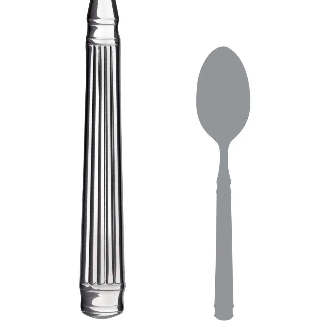 Steelite 5742SX061 Serving Spoon 8-3/8" Length 18/10 Stainless Steel Non-Insulated Handle - 1 Dozen