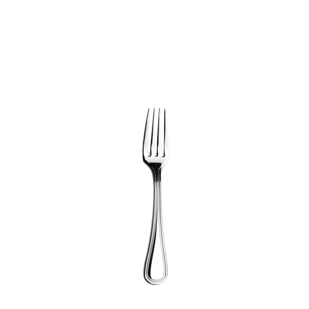 Steelite 5743SX023 Dessert Fork, 7" Folio Flatware, 18/10 Stainless Steel, Logan - 1 Dozen