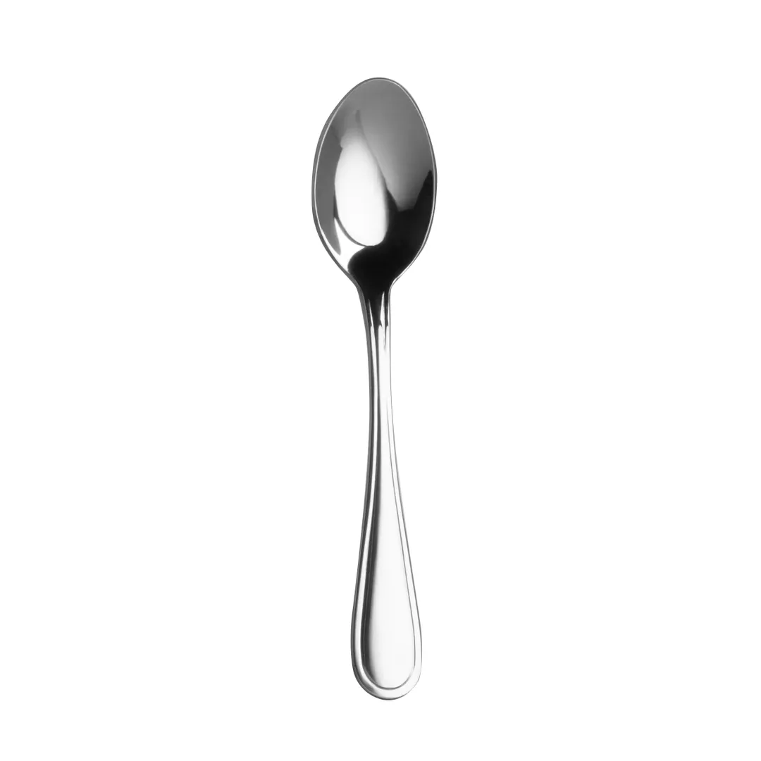 Steelite 5751SX061 - 8" Serving Spoon, 18/0 Stainless Steel, Non-Insulated Handle, Finish - 1 Dozen
