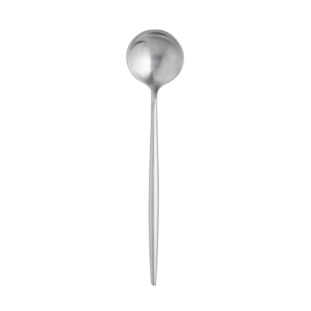 Steelite 5758SX003 - Serving Spoon/Table Spoon, 8.625" 18/10 Stainless Steel, Stockholm - 1 Dozen