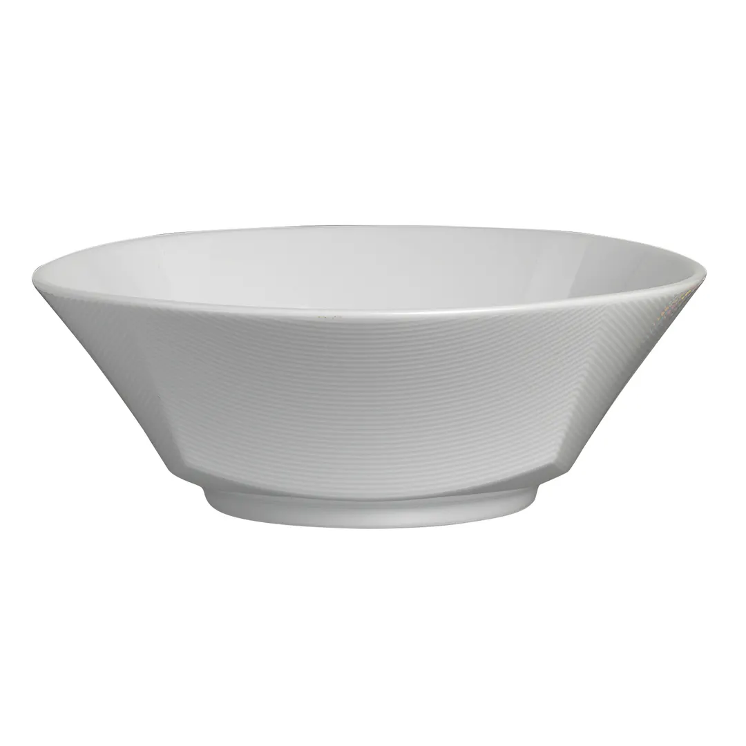 Steelite 61105ST0516 - 8" Round Porcelain Bowl, 1.5 Qt (45 oz) Oven Safe to 500°F, Vortex - 24/Case