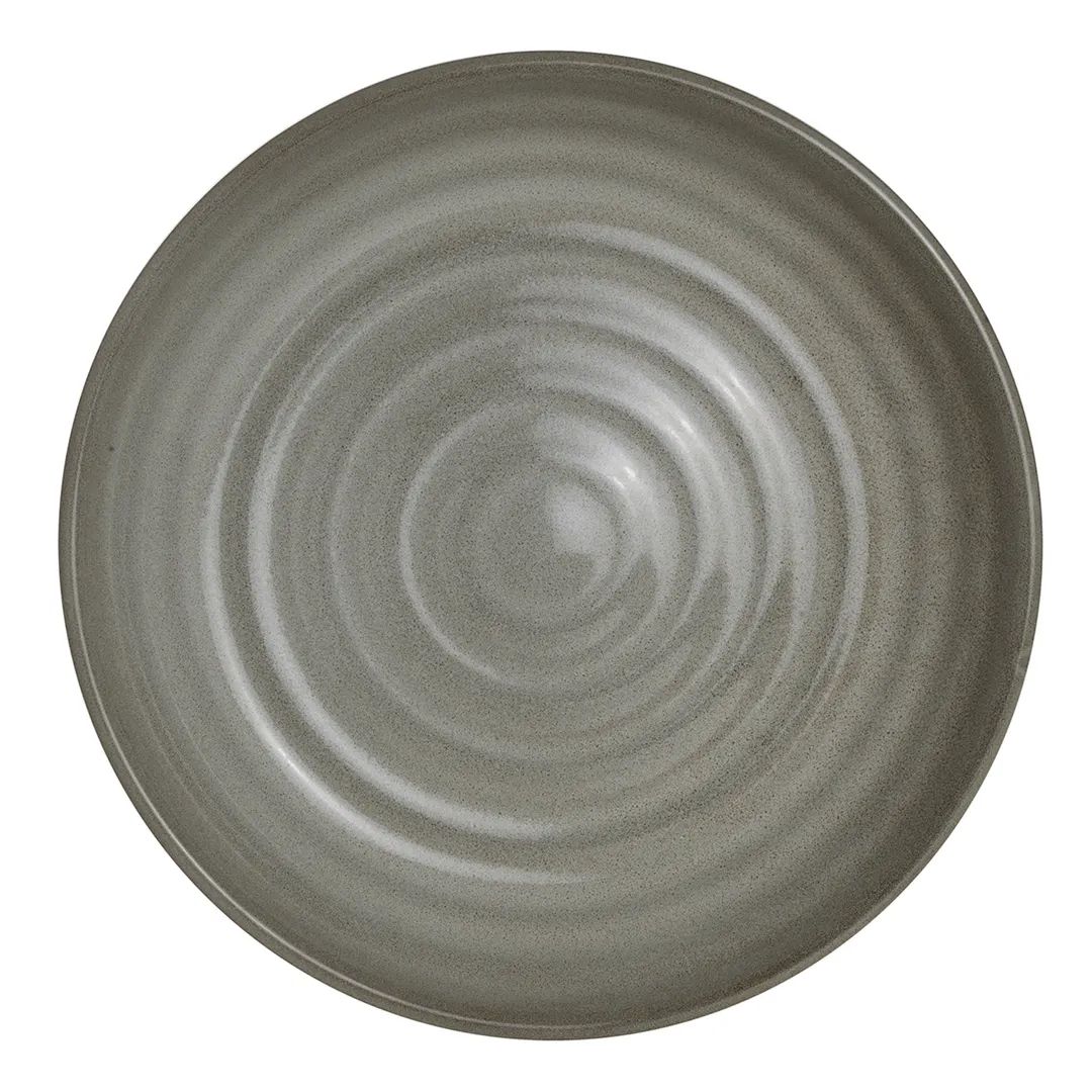 Steelite 6121RG006 - 2 Qt Porcelain Bowl, 11" Diameter, Oven Safe 425°F, Pier Design - 6/Case