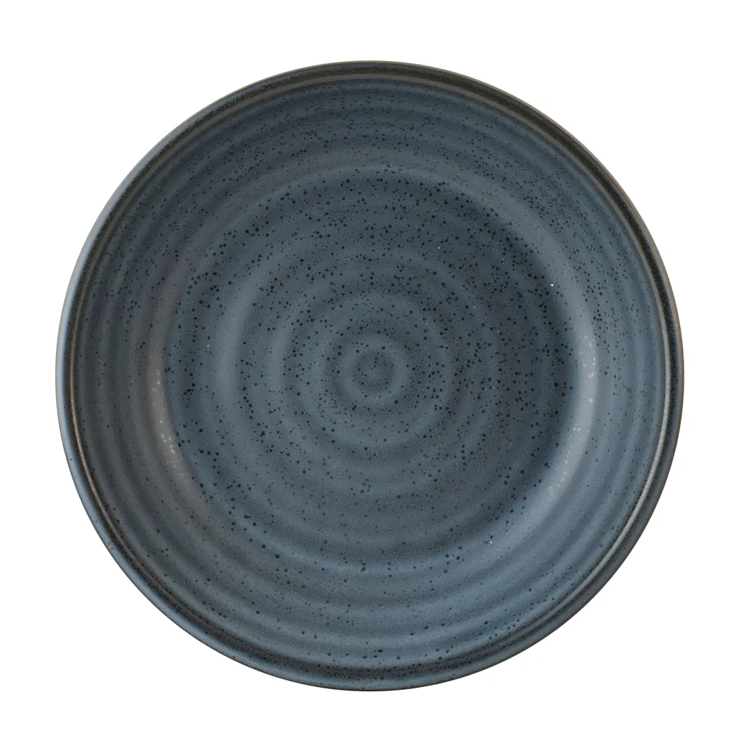 Steelite 6124RG004 - Storm Porcelain Bowl, 9" Diameter x 2" Height 1.25 Qt Oven Safe 425°F - 1 Dozen