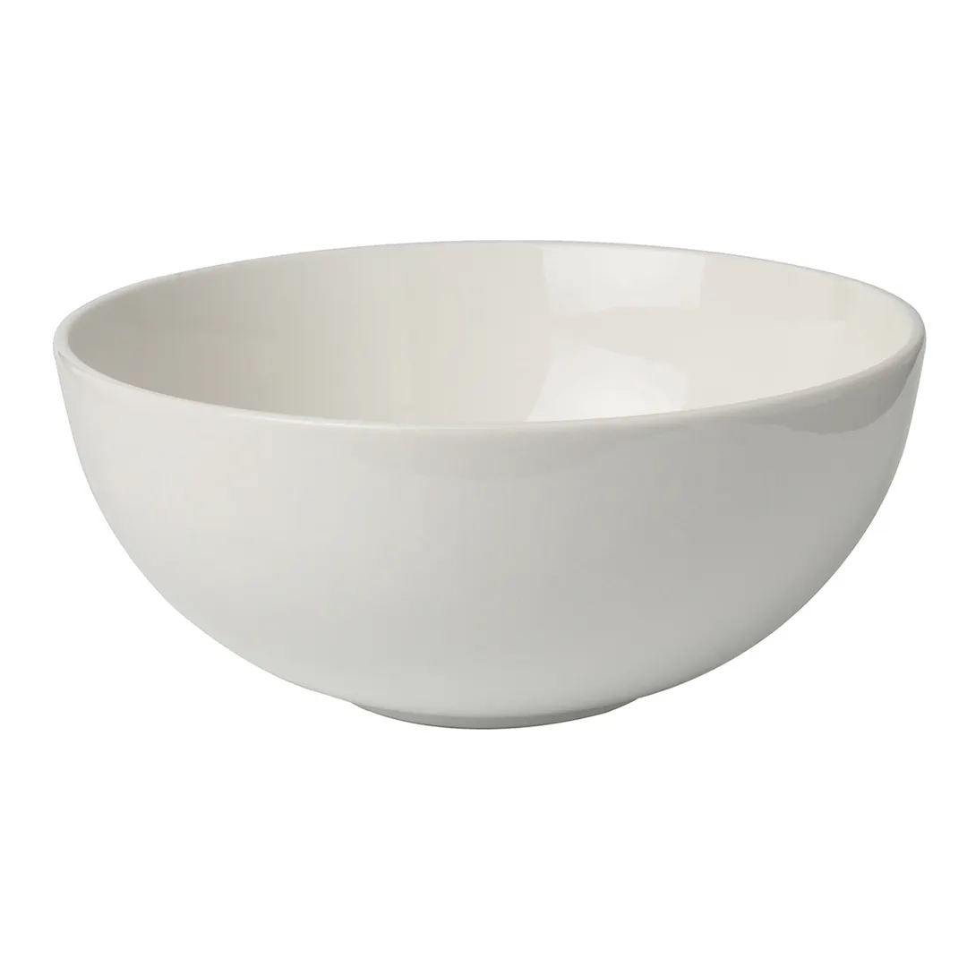 Steelite 62107ST0948 - Round 8" 2-Quart Salad Bowl, Porcelain, Oven Safe 500°F, 63 oz - 1 Dozen