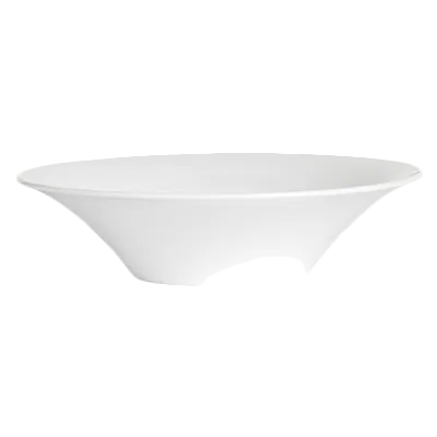 Steelite 6300P096 Flared China Bowl, 11" x 2.75" 1.625 Qt (52 Oz) Porcelain Oven Safe 465°F - 6/Case
