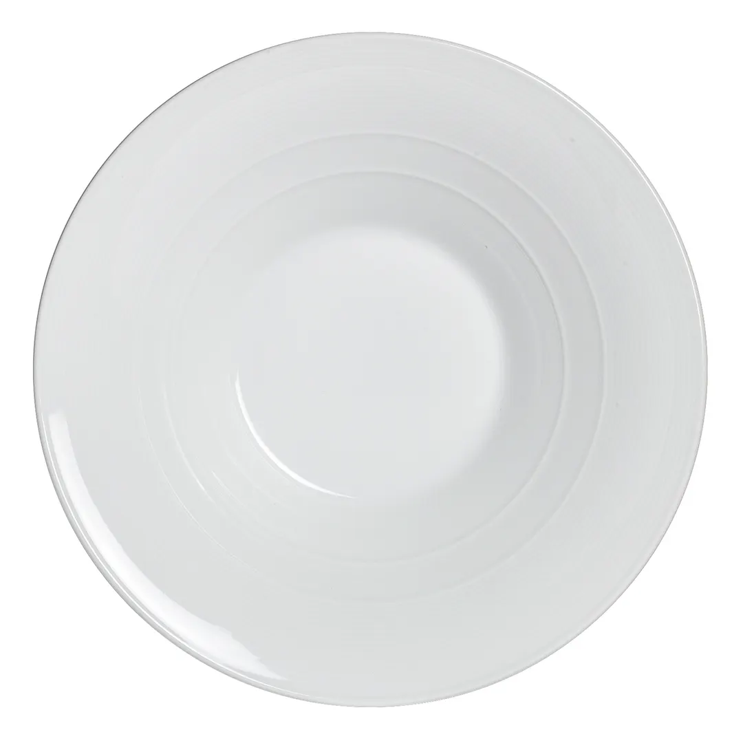 Steelite 6300P096 Flared China Bowl, 11" x 2.75" 1.625 Qt (52 Oz) Porcelain Oven Safe 465°F - 6/Case