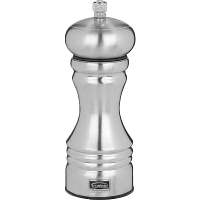 Steelite 6323T502 Pepper Mill, 6.0" Length, Stainless Steel, Sold Per Case - 4/Case