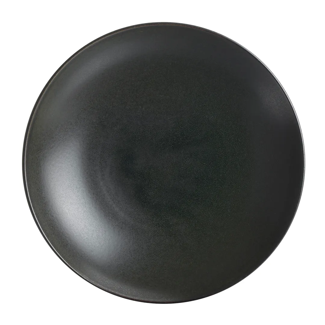 Steelite 6413MY012 - 10" Slate Wabi Sabi Coupe Bowl, 1.125 Qt (36 Oz) Round Porcelain - 6/Case