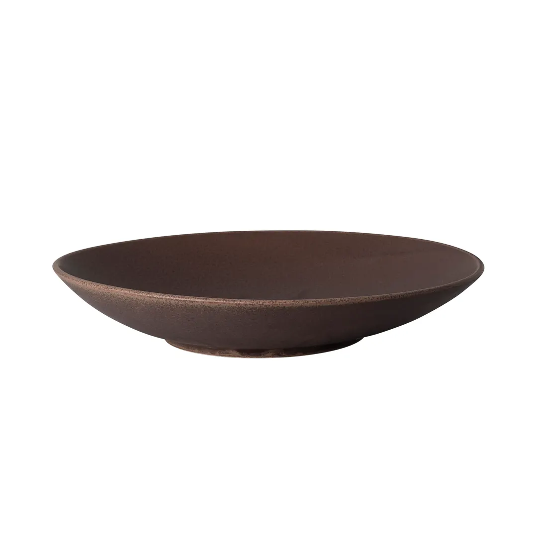 Steelite 6419MY022 Coupe Bowl - 11.25" x 1.75" Round Porcelain, Plum Wabi Sabi 1.5 Qt (48 oz)-6/Case
