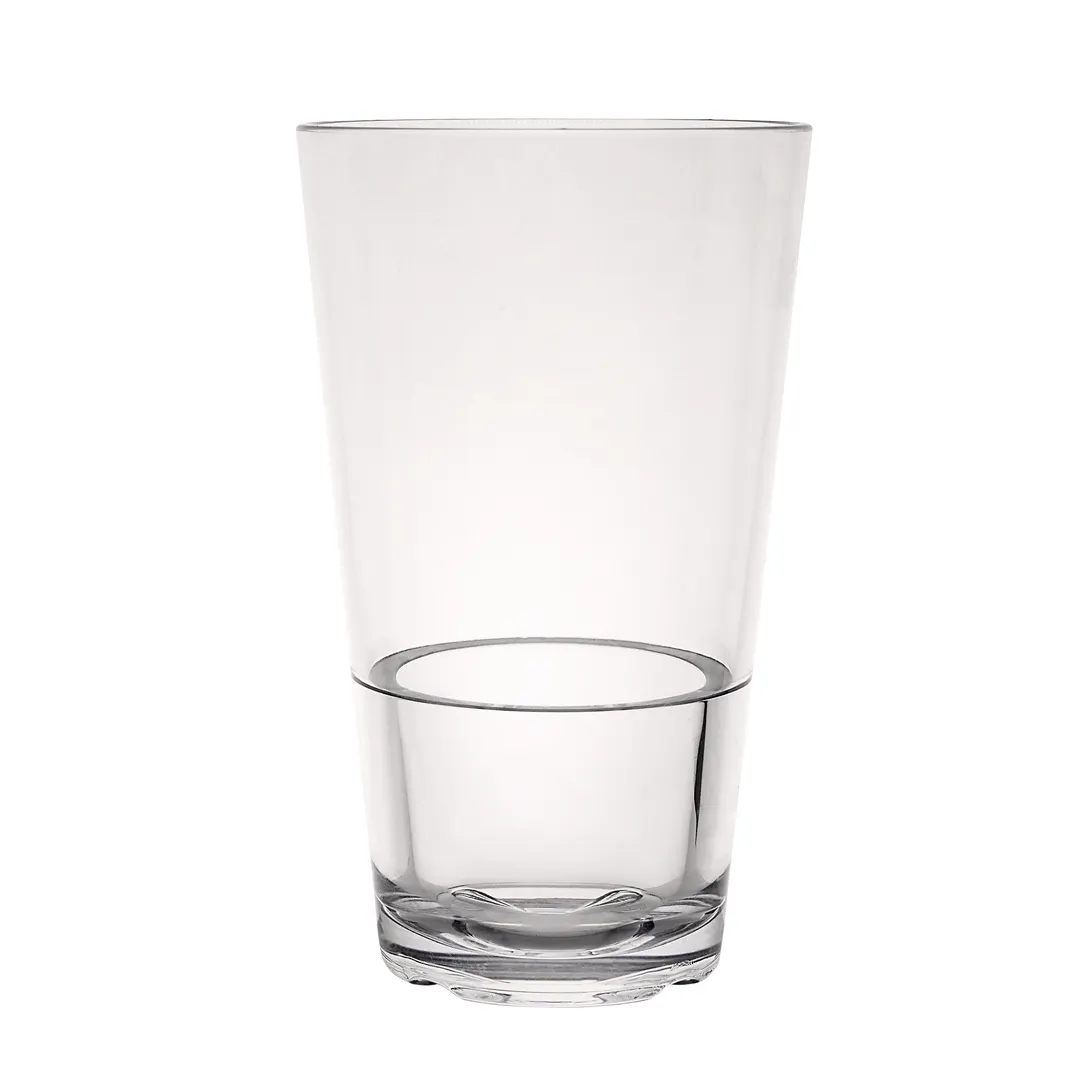 Steelite 7029DR022 - 16 oz Pint Barware, 3.5" x 5.875" Clear Polycarbonate, Reusable, - 1 Dozen