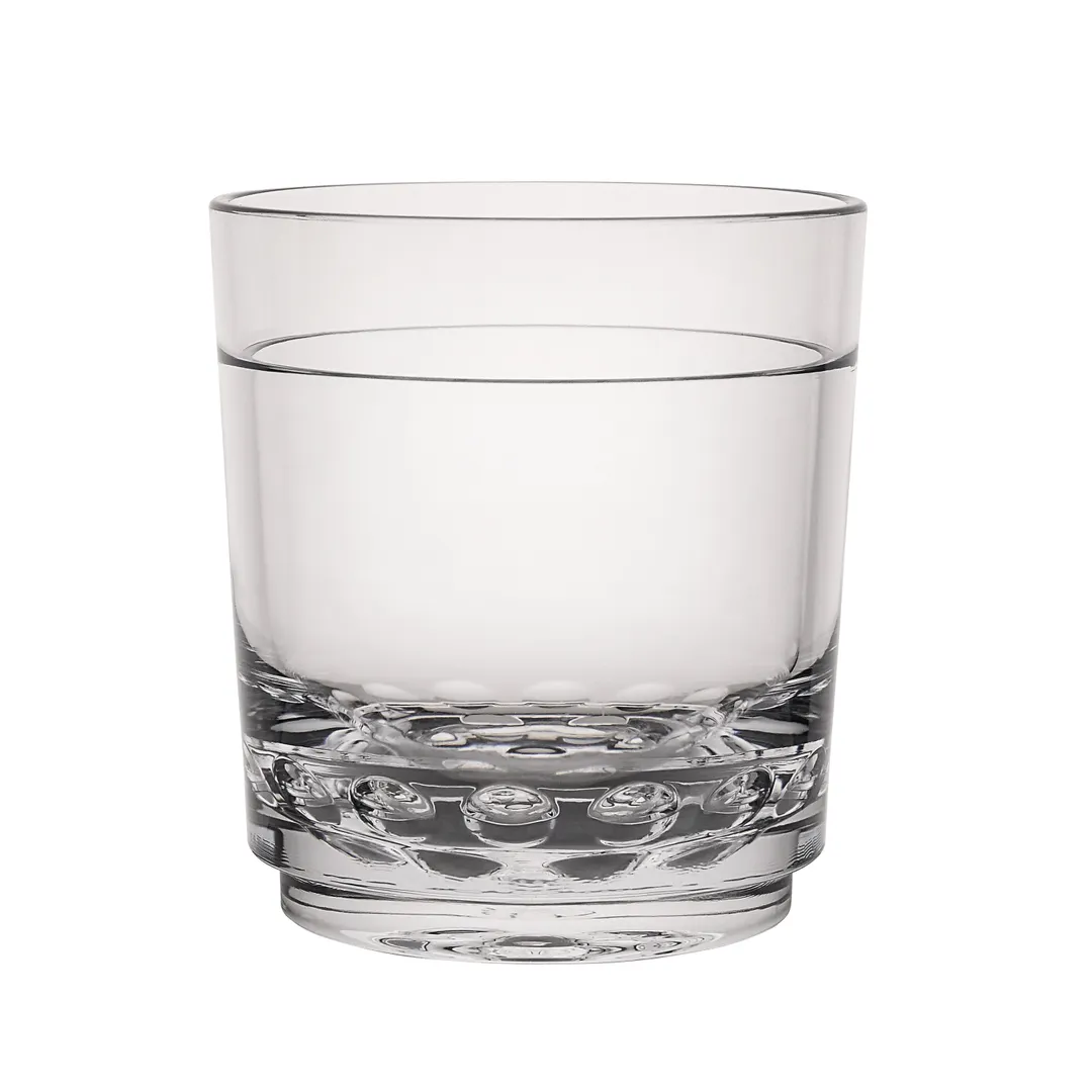Steelite 7030DR002 Elite Aspen Clear 7.0 Oz Tumbler, 2.875" x 3.125", Polycarbonate - 1 Dozen