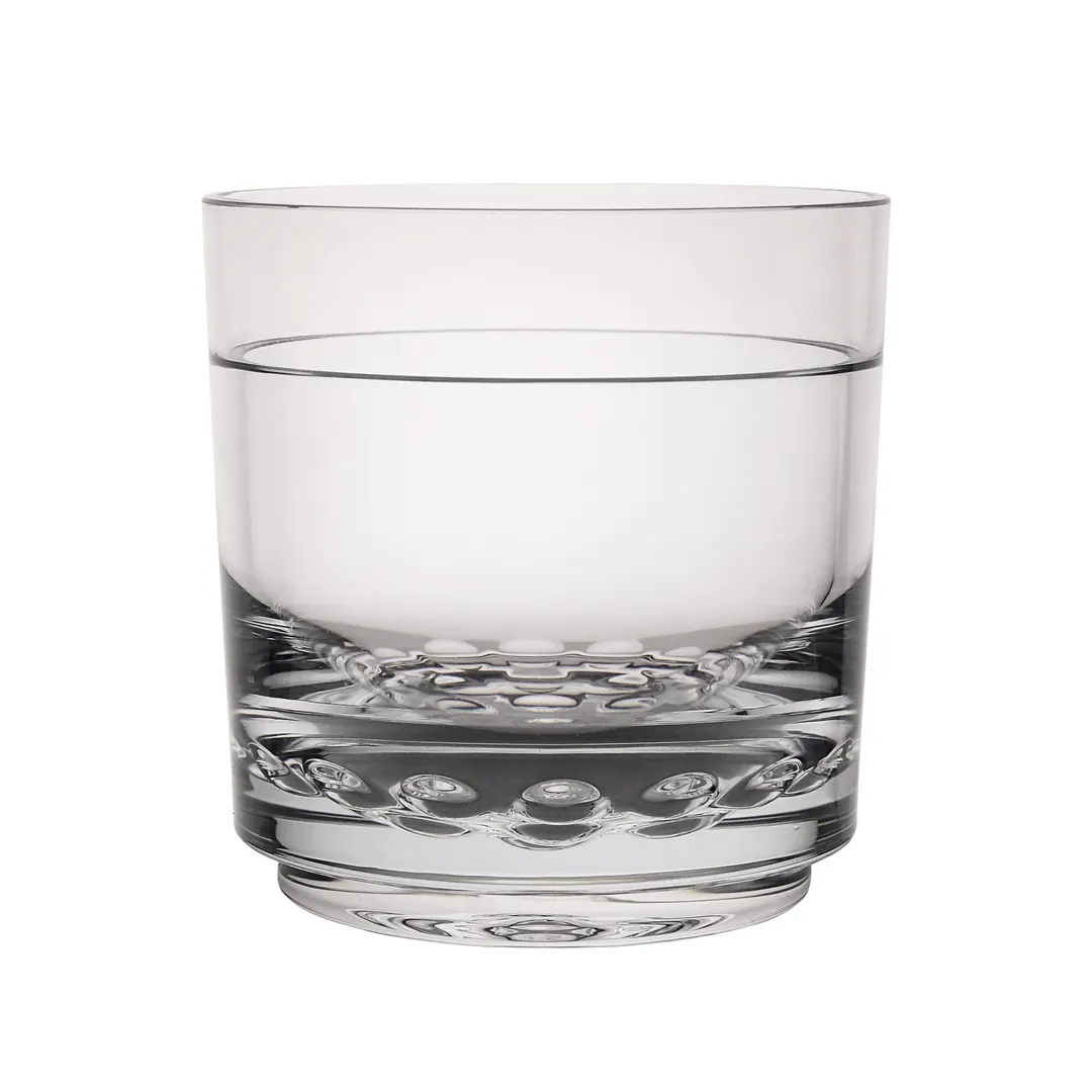 Steelite 7030DR003 - Clear Polycarbonate Rocks Tumbler, 10 oz, 3.375" x 3.375", Finish - 1 Dozen