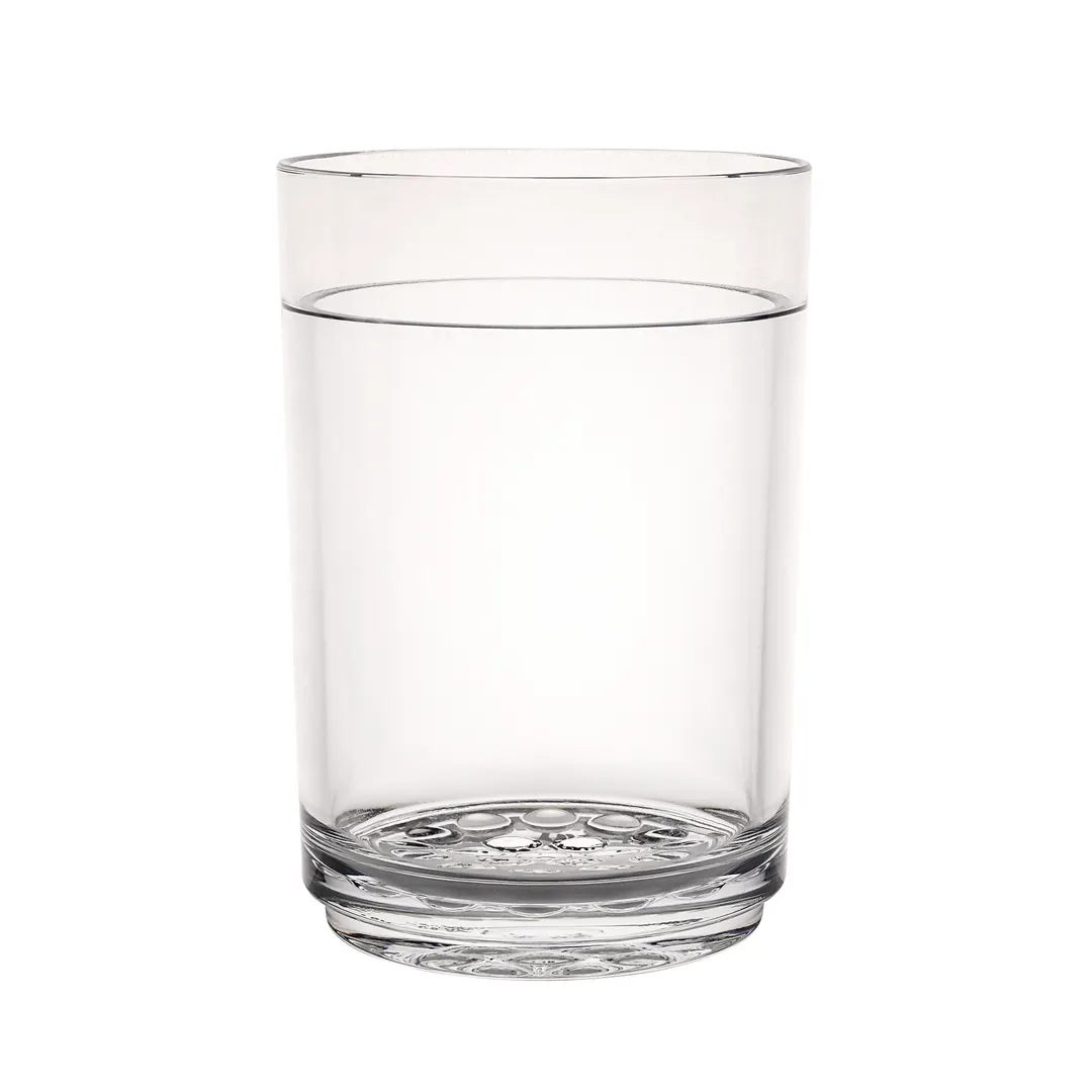 Steelite 7030DR006 Clear Polycarbonate Pint Tumblers, 16 Oz (1 Pt), 3.375" x 4.875" - 1 Dozen