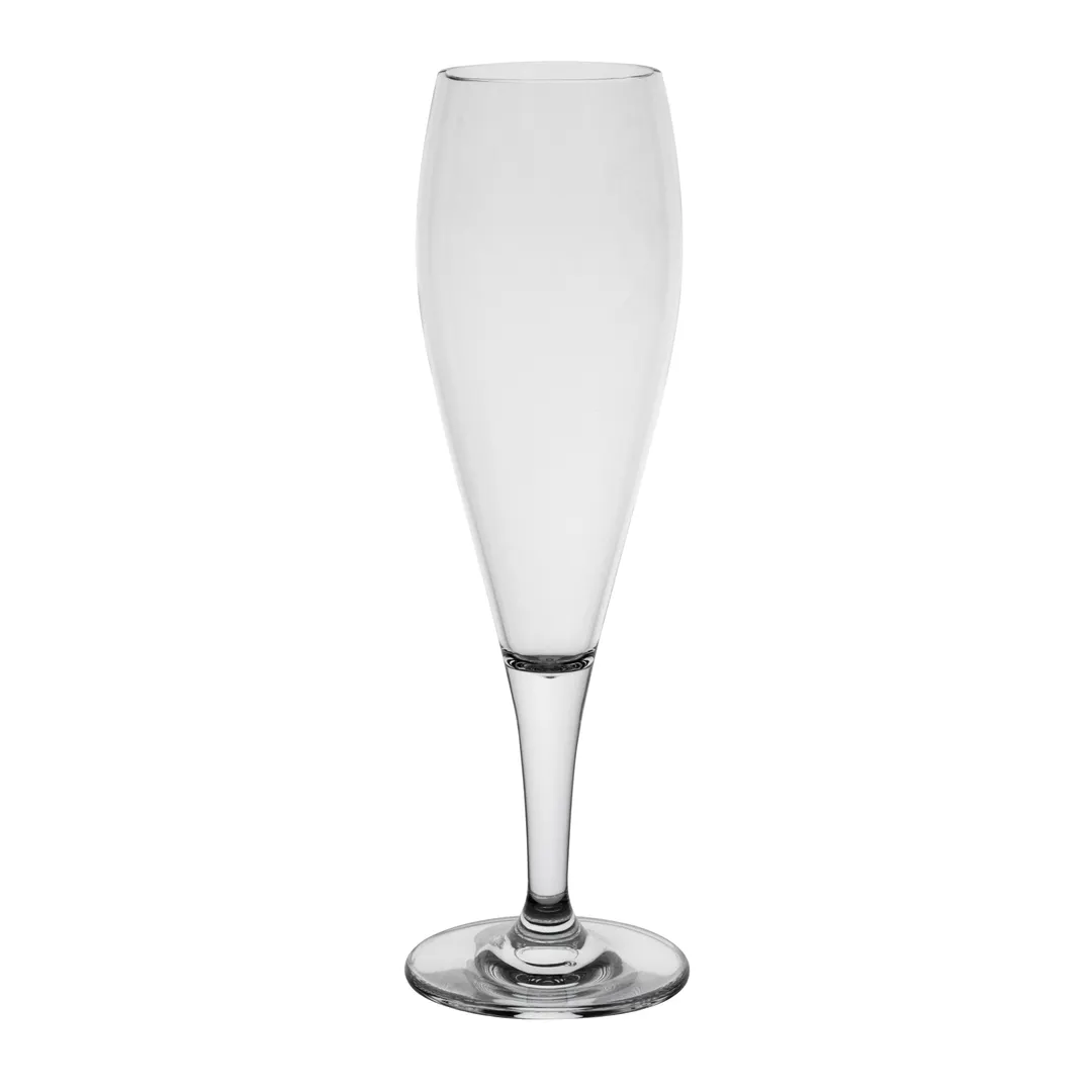 Steelite 7030DR053 Champagne Flute, 12 oz Clear Polycarbonate, 3.0" x 9.625" Summit - 1 Dozen