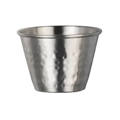 Steelite 7600CV024 Ramekin Hammered Large, 2.5 Oz (2.375" x 1.625"), Metal Construction, 1 Dozen