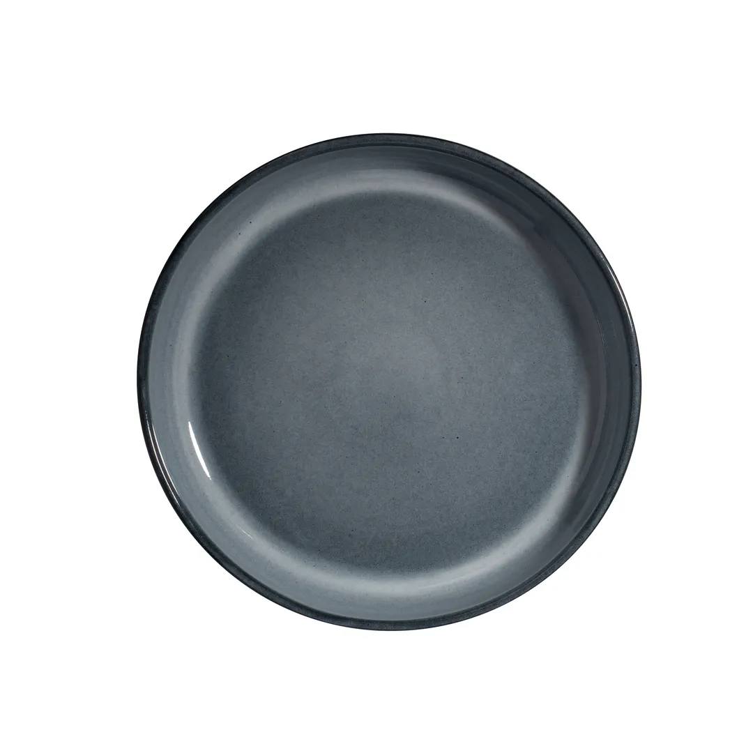 Steelite A940P277 - 1.5 Qt Round Bowl, 10.5" Dia x 1.75" H, Alumina Vitrified, Denali Gray - 1 Dozen
