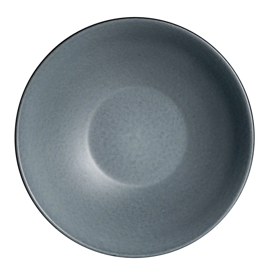 Steelite A941P158 - Round China Bowl, 9-1/4" , 45 oz, Denali Matte Gray Finish - 1 Dozen