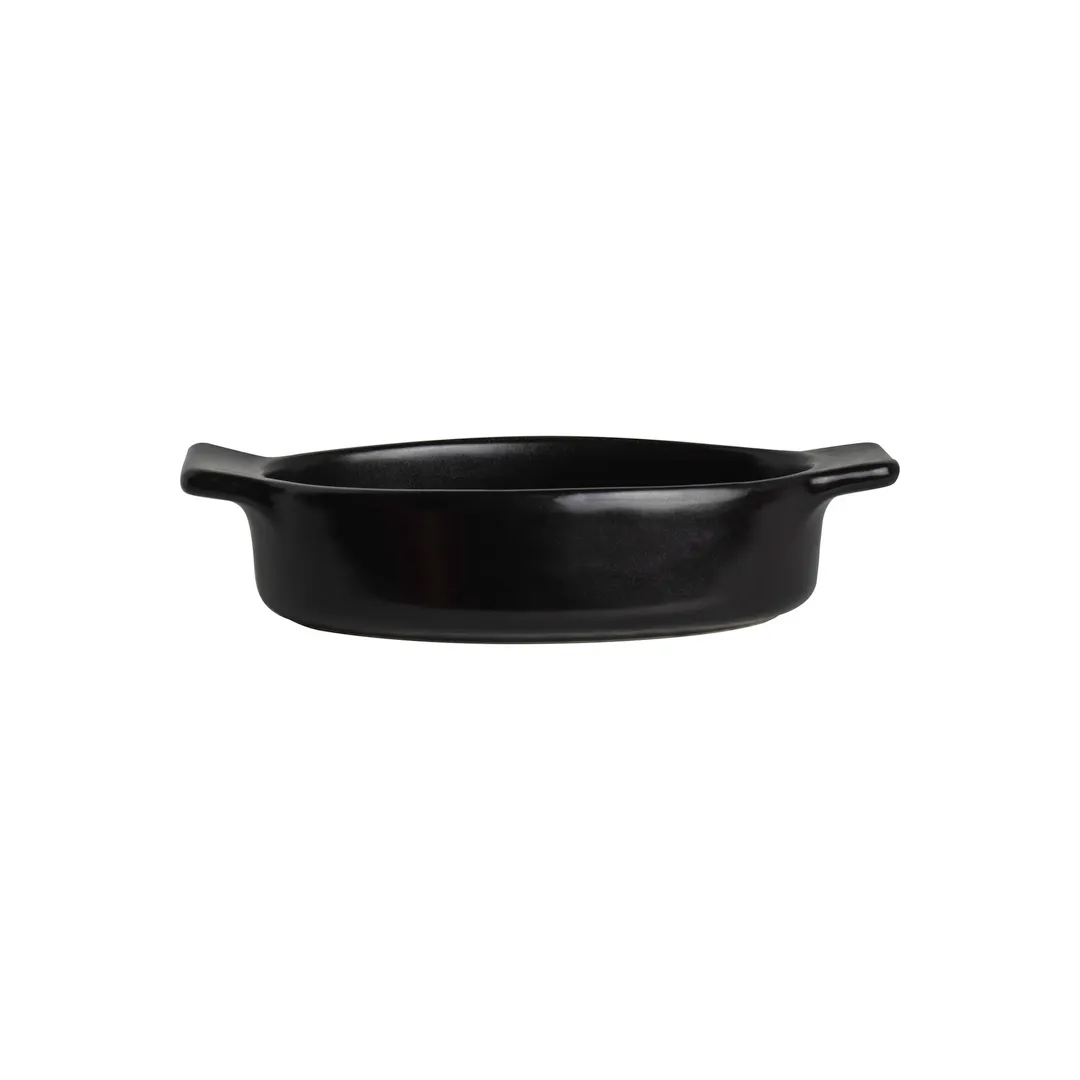 Steelite DCI595MB - Matte Black 16‑Oz Ceramic Bowl, 8½" x 4½" x 1⅞", Oven/Microwave Safe - 1 Dozen