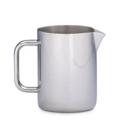 Steelite DW7105QSS Creamer Pitcher, 5 oz, 3.5" W x 2.25" D x 3.0" H, 18/10 Stainless Steel Haber