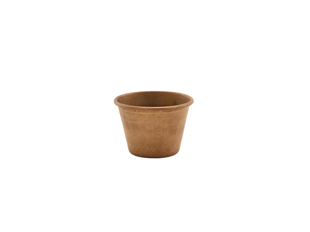 Steelite GWRAMST2CV - 2.5 oz Stainless Steel Ramekin/Sauce Cup, 2.375" x 1.75", Copper - 24/Case