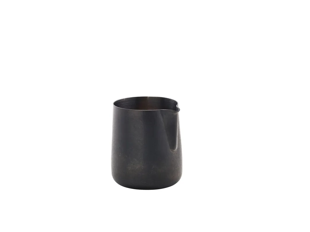 Steelite GWSJG5BKV Creamer Pitcher, 5 Oz Jug, 2.0" x 2.75", Black 18/0 Stainless Steel – 1 Dozen